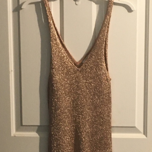 Rose Gold tank top. - Picture 1 of 2